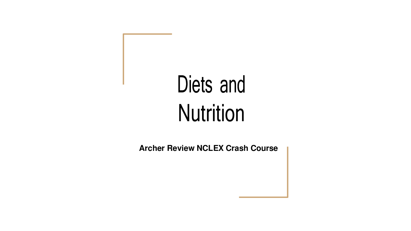 Preview image for NCLEX ARCHER REVIEWS DIETS AND NUTRITION LATEST GUIDE.